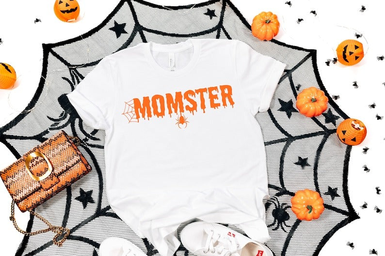 Momster & Dadcula Halloween Shirts – Matching Couple T-Shirts for Parents