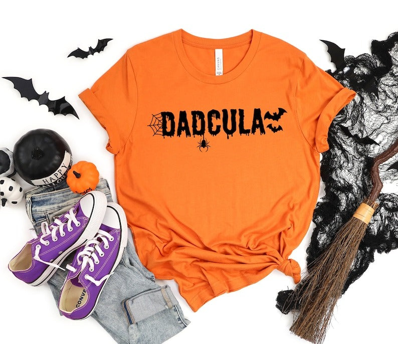 Momster & Dadcula Halloween Shirts – Matching Couple T-Shirts for Parents
